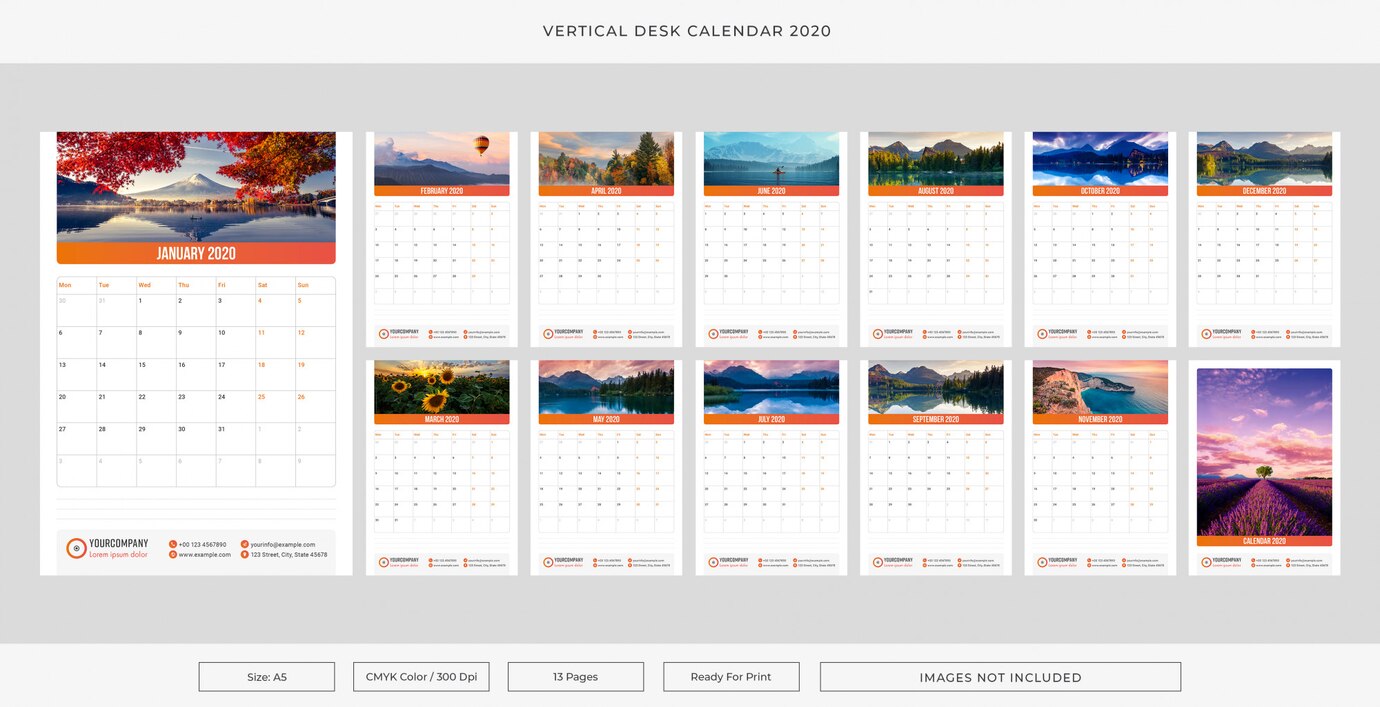 Kalender Dinding 13 Lembar Custom - Gambar 3